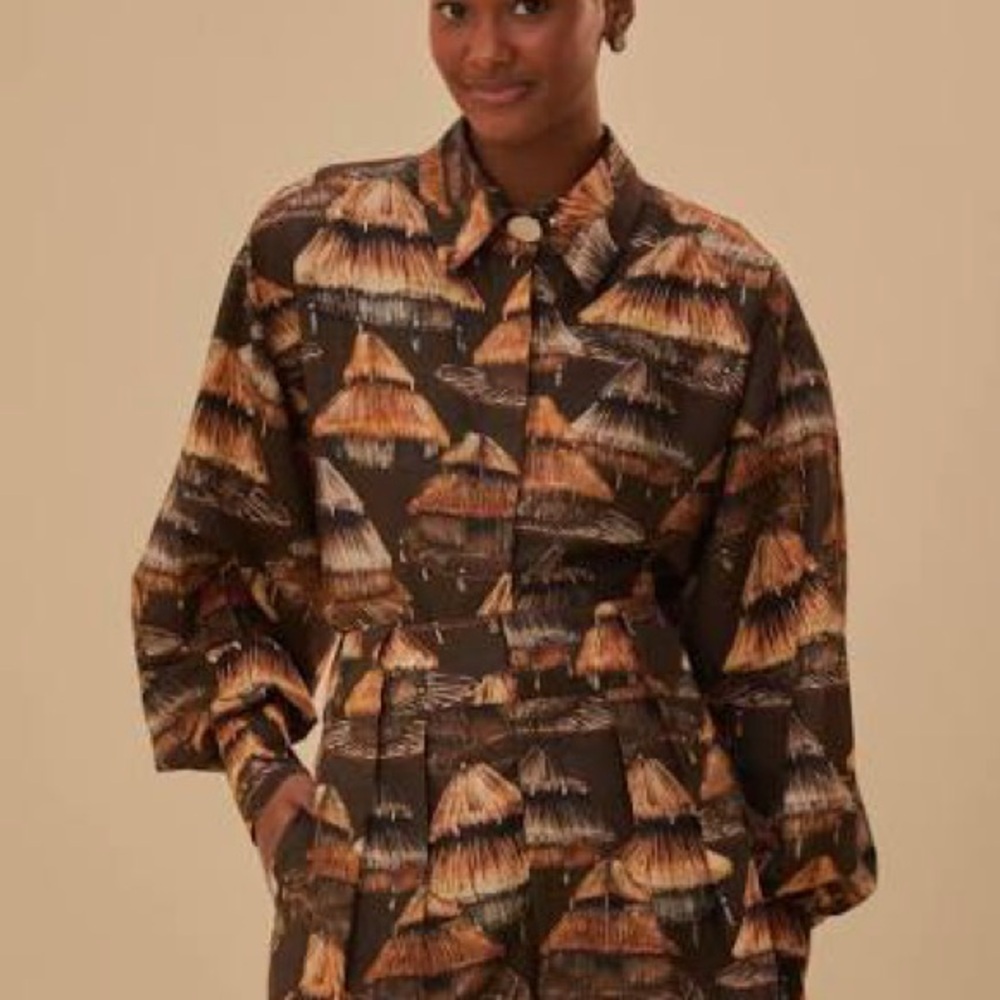 FARM RIO BROWN SHUHU SHORT